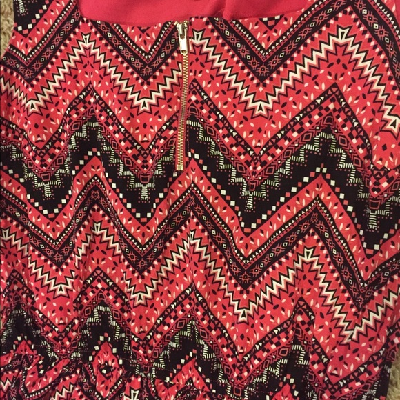 Cloud Sky Medium Pink Black Dress Elastic Waist - Picture 3 of 7